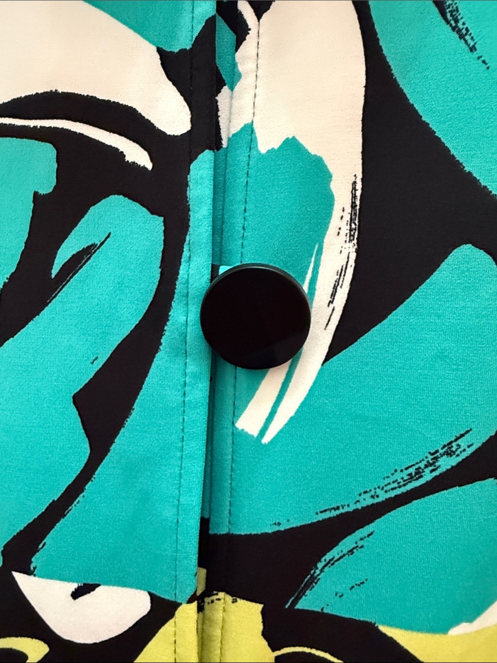 Joseph Ribkoff Abstract Colorblock Jacket i - Picture 4 of 6
